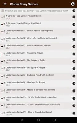 Charles Finney Sermons android App screenshot 5