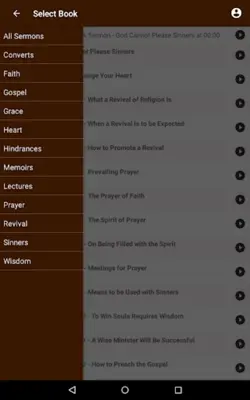 Charles Finney Sermons android App screenshot 6